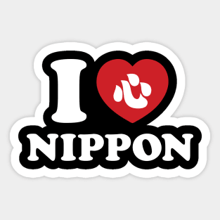 I HEART [LOVE] NIPPON Sticker